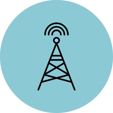 anten simgesi vektör illüstrasyonu