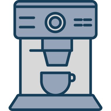 kahve fincanı ikonu vektör illüstrasyonu