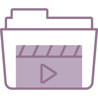 video. Web simgesi basit tasarım