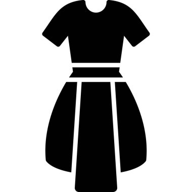 elbise simgesi, vektör illüstrasyonu