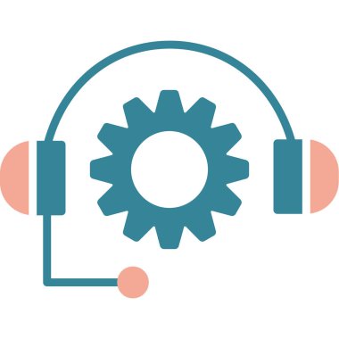 müzik için düz tasarım modern simge