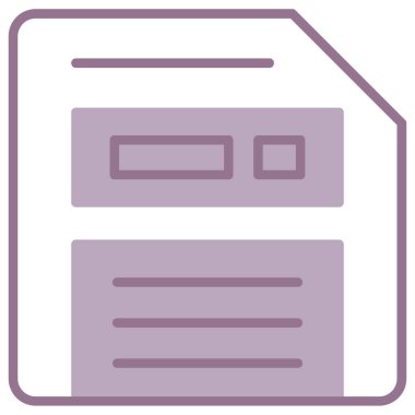 dosya simgesi, vektör illüstrasyonu