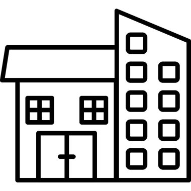 ev inşa vektör illüstrasyonu