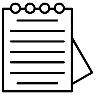 belge simgesi vektör illüstrasyonu