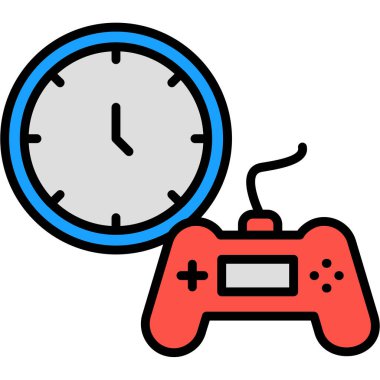 oyun denetleyici simgesi, vektör illüstrasyonu