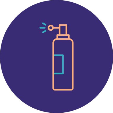 Sprey simgesinin vektör illüstrasyonu