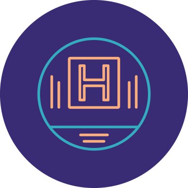 Modern simgenin vektör illüstrasyonu