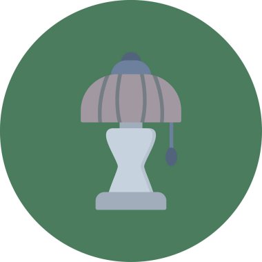 lamba yassı ikon vektör çizimi