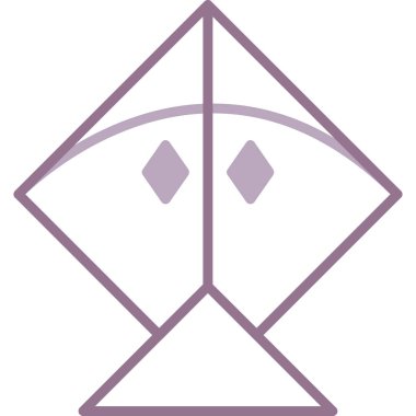 Elmas. Web simgesi basit illüstrasyon