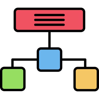 şebeke. Web simgesi basit illüstrasyon