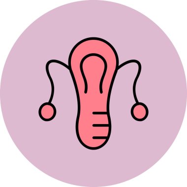 Bir bebek simgesinin vektör illüstrasyonu