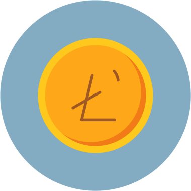 Para için. Web simgesi basit illüstrasyon