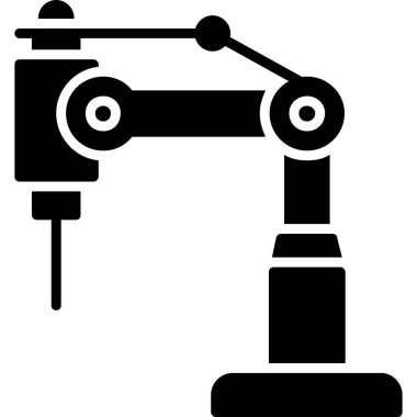robot ikon vektör illüstrasyonu