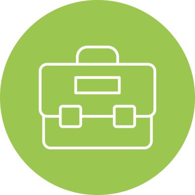 Evrak çantası simgesinin vektör illüstrasyonu