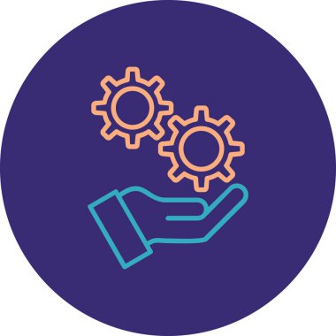 seo modern simgesinin vektör illüstrasyonu