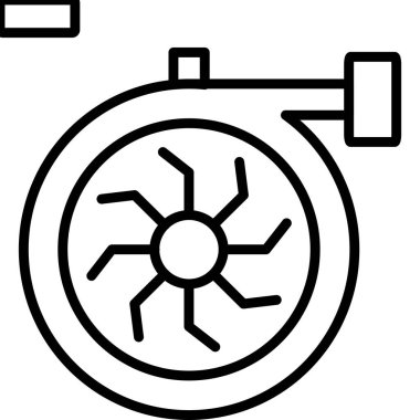 Teçhizat Web simgesi basit illüstrasyon