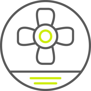 Bir çiçeğin vektör illüstrasyonu