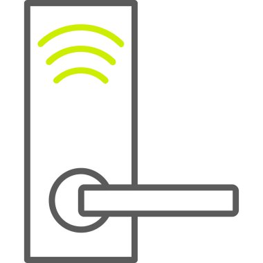 Kablosuz. Web simgesi basit illüstrasyon