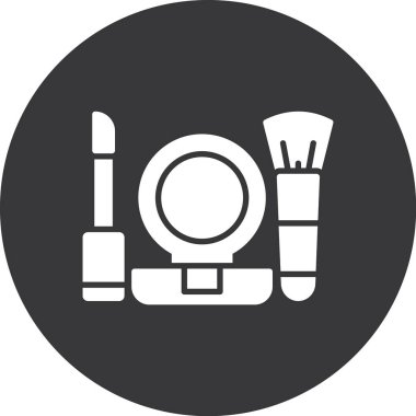 Güzellik ve moda simgelerinin vektör çizimi