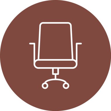 ofis simgesi, vektör illüstrasyonu