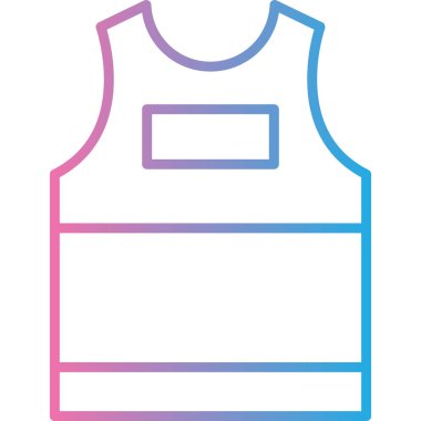 Gömlek Web simgesi, basit vektör illüstrasyonu