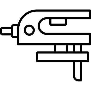 matkap simgesi. Web için tornavida vektör simgelerinin özet çizimi