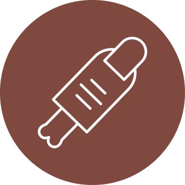 Modern b 'nin vektör illüstrasyonu eksik simgesi