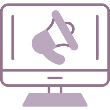 bilgisayar ekranı simgesi. vektör illüstrasyonu