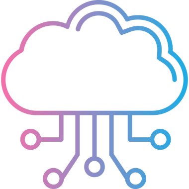 Bulut hesaplama. Web simgesi