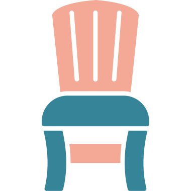 Koltuk. Web simgesi basit illüstrasyon