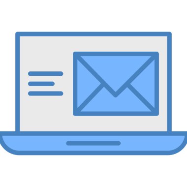 Mektup. Web simgesi basit illüstrasyon
