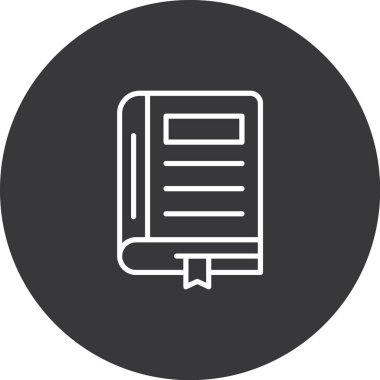 belge simgesi vektör illüstrasyonu