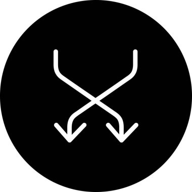 Yol işaretinin vektör illüstrasyonu