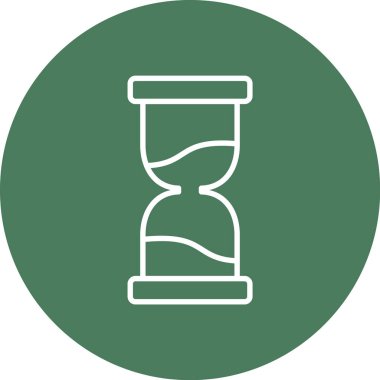 kum saati ikonu vektör illüstrasyonu