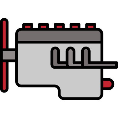 Vektör illüstrasyonu, simge ögesi arkaplanı