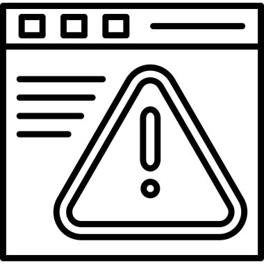 bilgisayar izleme simgesi, vektör illüstrasyonu