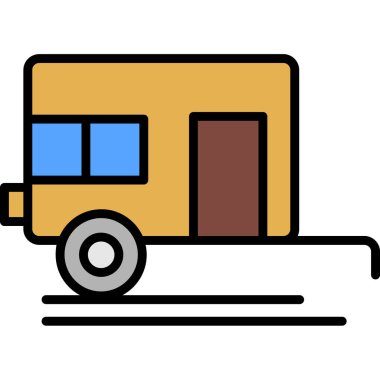 Van vektör simgesi modern basit vektör illüstrasyonuName