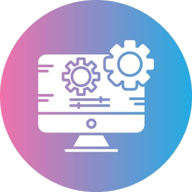 Ayarlama. Web simgesi basit illüstrasyon