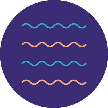 Kumsal. Web simgesi basit illüstrasyon