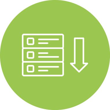 Dosya simgesinin vektör illüstrasyonu