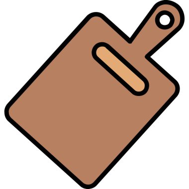 Mutfak gereçleri. Web simgesi basit illüstrasyon