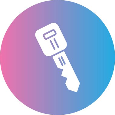 Anahtar simgesi vektör illüstrasyonu