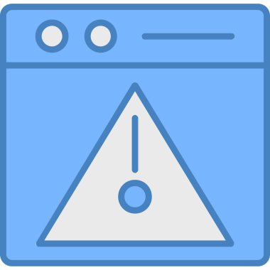 Mutfak ve yemek ikonu. Basit tasarım