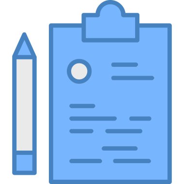 Belge. Web simgesi basit illüstrasyon