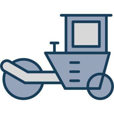 bebek arabası simgesi, vektör illüstrasyonu