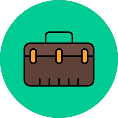 evrak çantası ikonu vektör illüstrasyonu