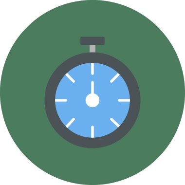 zaman izleme simgesi, vektör illüstrasyonu