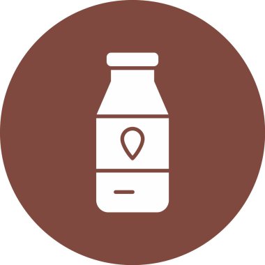 şişe simgesi vektör illüstrasyonu