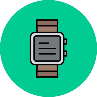 smartwatch simge vektör çizimi