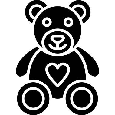 Oyuncak oyuncak ikonu vektör illüstrasyonu